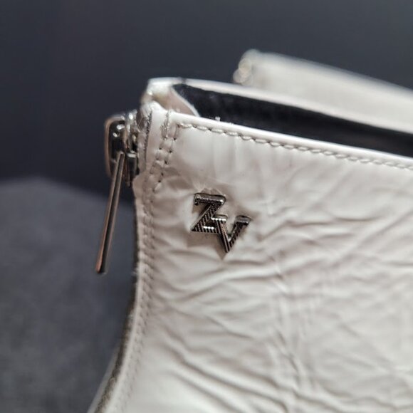 NWOB Zadig & Voltaire Women's Glimmer Block Heel Ankle Booties EU-39 US-8.5 - Picture 7 of 13